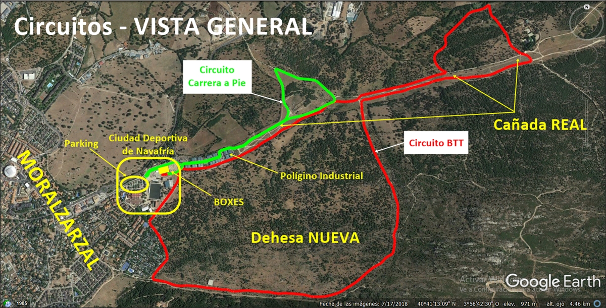 Vista General de todo el Circuito DuMoralzarzal
