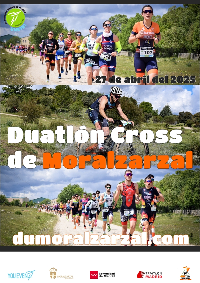 Cartel Duatlón Cross de Moralzarzal 2023