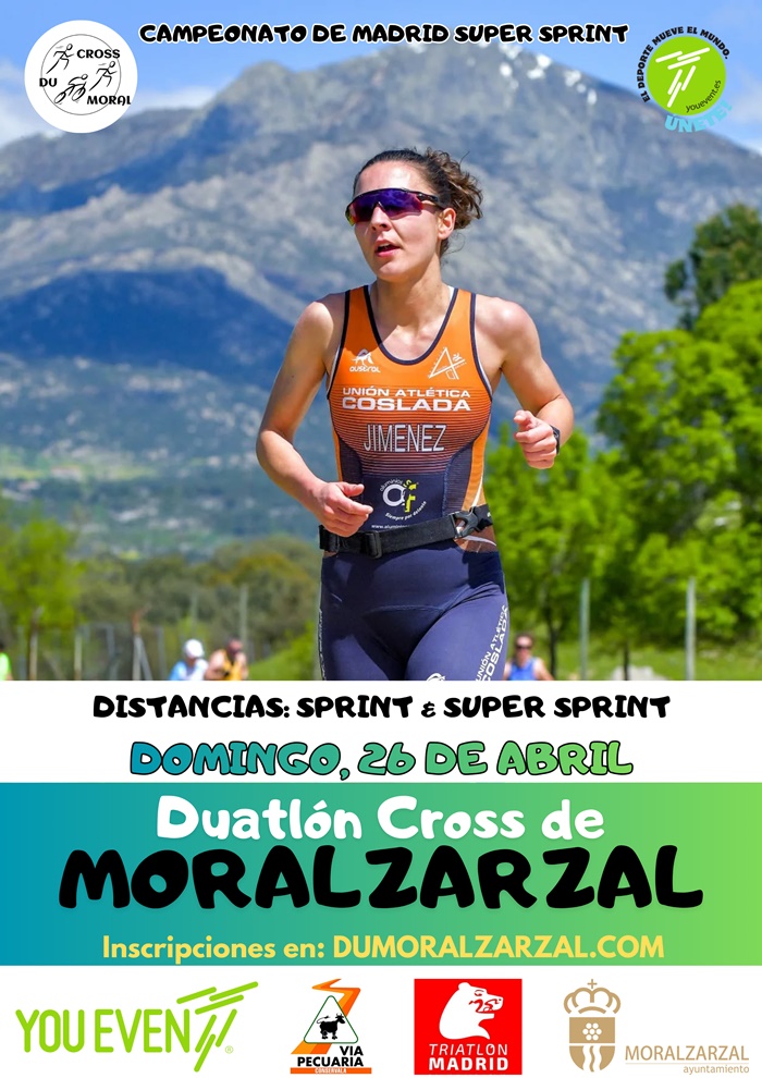 Cartel Duatlón Cross de Moralzarzal 2023